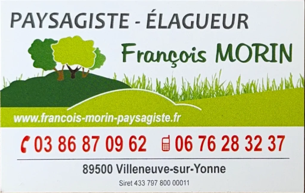 Paysagiste - Elagueur François Morin à Villeneuve sur Yonne