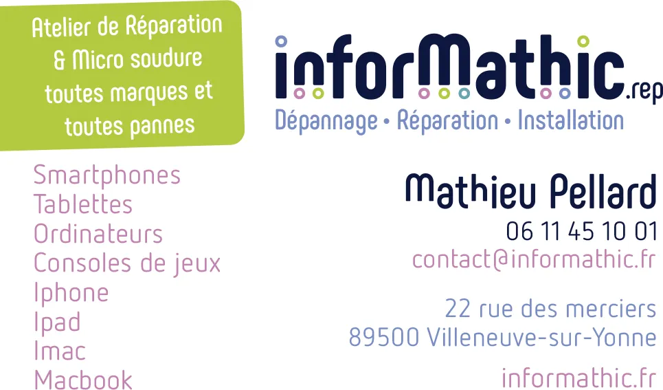informathic.rep Dépannage, Réparation et Installation informatique