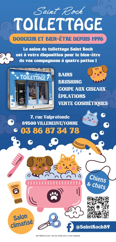 Saint Roch Toilettage à Villeneuve sur Yonne