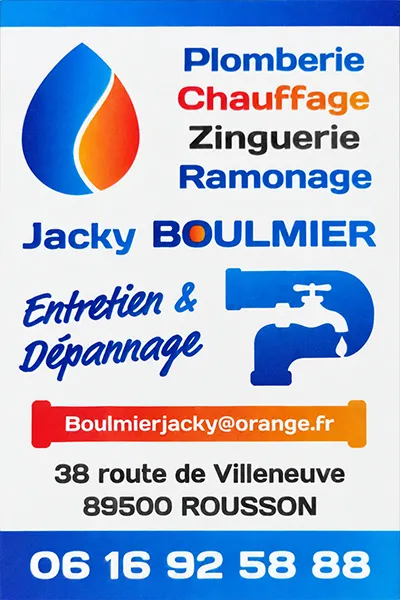 Jacky Boulmier - Plombier Chauffagiste à Rousson